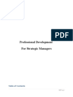 Professional Development For Strategic Managers