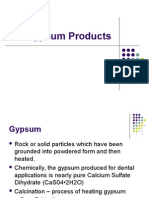Lecture 2 - Gypsum Products