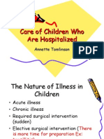 Care of Children Who Are Hospitalized