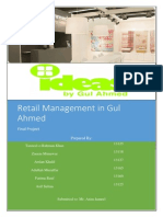 Retail Management in Gul Ahmed Ideas