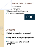 How To Write A Project Proposal