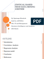 Statistical Based Method Data Mining Algorithm