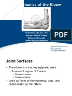 Biomechanics of The Elbow