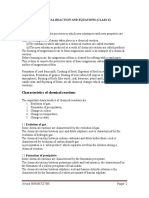 Chemicalreactionandequations Notes&Practicequestions