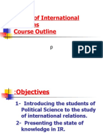 Theory of International Relations Course Outline