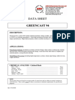 Data Sheet Greencast 94: Description