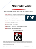 D&D 5e Monster Expansion