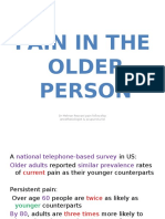 Pain in Older Patients