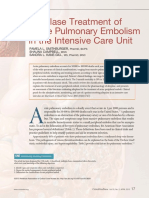 Alteplase Treatment of Acute Pulmonary Embolism in The Icu PDF