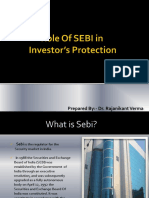 Role of SEBI in Investor Protection