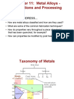 Metal Alloys Application and Processing