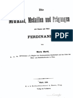 Die Münzen, Medaillen Und Prägungen Mit Namen Und Titel Ferdinand I.. (Thl.I: Text) / Von Moriz Markl