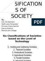 Classifications of Society