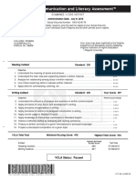 Vcla Score Report 1