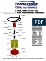 4-1/16" 10K Bonnet Type FC Gate Valve, Api-6a, Petrotrim Services