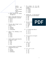 Soalan Peperiksaan Matematik Tingkatan 1 Kertas 1