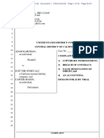 Kargman v. Just The Story - Copyright Complaint PDF