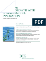 Driving Growth With Business Model Innovation - BCG