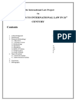 Challenges To Int. Law