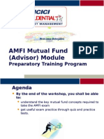 AMFI Mutual Fund (Advisor) Module: Preparatory Training Program