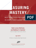 Measuring Mastery