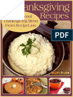 22 Easy Thanksgiving Recipes A Traditional Thanksgiving Menu From RecipeLion PDF