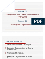 Exemptions and Other Miscellaneous Provisions