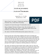 Wyoming v. Colorado, 298 U.S. 573 (1936)