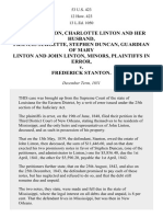 Duncan Linton v. Frederick Stanton, 53 U.S. 423 (1852)