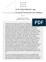 Defiance Water Co. v. Defiance, 191 U.S. 184 (1903)