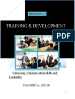 Traning and Development