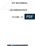 Maths Class 10 Notes & Study Material