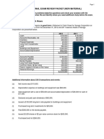 Acc 255 Final Exam Review Packet (New Material)