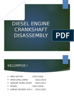Diesel Engine Crankshaft Disassembly