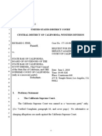 USDC - Fine v. State Bar II - Fine's Request For Entry of Default Against Calif. Supreme Court