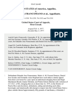 United States v. Eduardo Jose Francomano, 554 F.2d 483, 1st Cir. (1977)