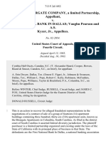 Columbia Briargate Company, A Limited Partnership v. First National Bank in Dallas Vaughn Pearson and A.S. Kyzer, JR., 713 F.2d 1052, 1st Cir. (1983)