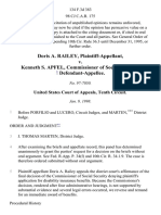 Doris A. Railey v. Kenneth S. Apfel, Commissioner of Social Security, 134 F.3d 383, 10th Cir. (1998)