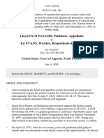 Lloyd Orvil Paylor v. Ed Evans, Warden, 133 F.3d 932, 10th Cir. (1998)