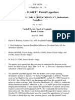 Theola A. Jarrett v. Us Sprint Communications Company, 22 F.3d 256, 10th Cir. (1994)