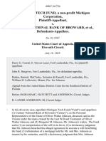 Michigan Tech Fund, A Non-Profit Michigan Corporation v. Century National Bank of Broward, 680 F.2d 736, 11th Cir. (1982)