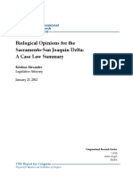 Biological Opinions For The Sacramento-San Joaquin Delta