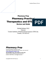 1 Pharmacy Practice Therapeutics OTC Drugs Q&A Content Ver1