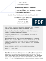 United States v. Joseph Aracri, John Papandon, and Anthony Zummo, 968 F.2d 1512, 2d Cir. (1992)