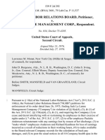 National Labor Relations Board v. Jack La Lanne Management Corp., 539 F.2d 292, 2d Cir. (1976)