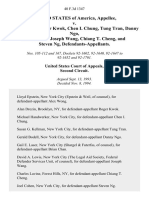 United States v. Alex Wong, Roger Kwok, Chen I. Chung, Tung Tran, Danny Ngo, Brian Chan, Joseph Wang, Chiang T. Cheng, and Steven NG, 40 F.3d 1347, 2d Cir. (1994)