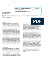 Modeling and Evaluation of Li-Ion Battery Performance Based On The Electric Vehicle Field Tests