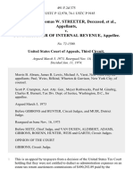 Estate of Thomas W. Streeter, Deceased v. Commissioner of Internal Revenue, 491 F.2d 375, 3rd Cir. (1974)