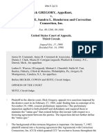 Dick Gregory v. Larry D. Depte, Sandra L. Henderson and Correction Connection, Inc, 896 F.2d 31, 3rd Cir. (1990)