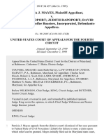 Patricia J. Mayes v. Stanley Rapoport Judith Rapoport David Key, D/B/A Key Coffee Roasters, Incorporated, 198 F.3d 457, 4th Cir. (1999)